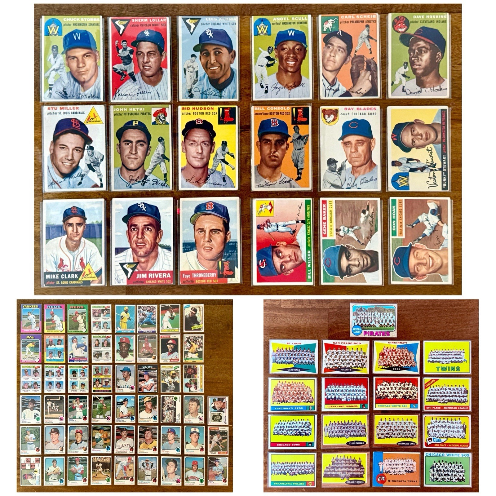 1950s-60s and 1970’s Topps Vintage Baseball 83 Card Lot - HOFers, Major Stars 🔥