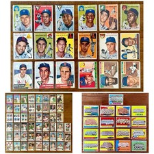 1950s-60s and 1970’s Topps Vintage Baseball 83 Card Lot - HOFers, Major Stars 🔥