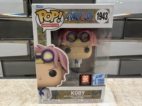Funko Pop! One Piece Koby Navy 2025 Anime Expo Shared Exclusive with Protector