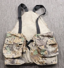 Vintage 80s Hunter Specialties Turkey Hunting Vest Advantage Camo Men's OS