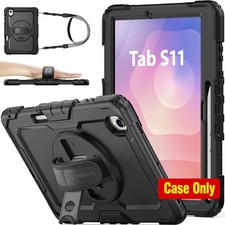 Case for Samsung Galaxy Tab S11 5G 11'' Protective with Screen Protector, Pen Ho