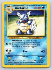 WARTORTLE 42/102 UNCOMMON BASE SET UNLIMITED POKEMON LP on eBay