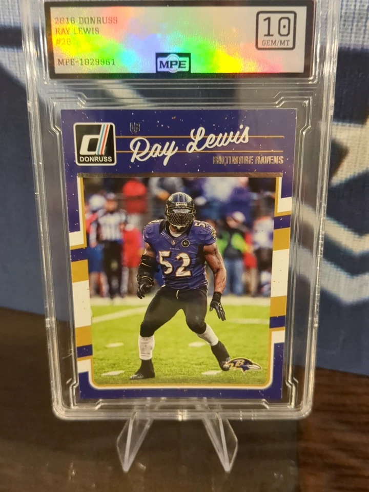 2016 Donruss - Ray Lewis #28 GEM MINT MPE 10!! - Image 3 of 4
