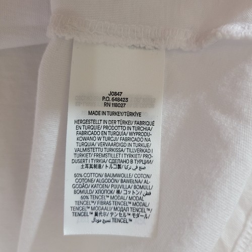 Boden Damen US 2 Langarm Basic Tee Baumwolle weiß Rundhals - Bild 5 von 5