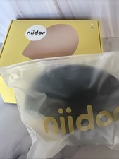 Niidor Fabric Strapless Adhesive Bra Sticky Bra Nipple Covers Black Color D
