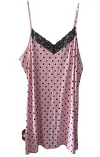 Joyspun Pink Polka Dot Nightgown Size XL Sleepwear Lounge So Soft