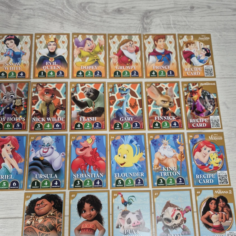 Morrisons Disney Christmas Party 2025 Collectors Trading Card bundle x 92 cards - Image 4 of 4