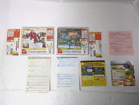 Power Stone 1 2 set  Dreamcast Sega DC Japan manual Obi