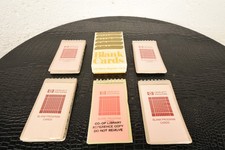 Vintage HP Hewlett Packard Calculator Blank Program Cards HP-65 HP-67 HP-97