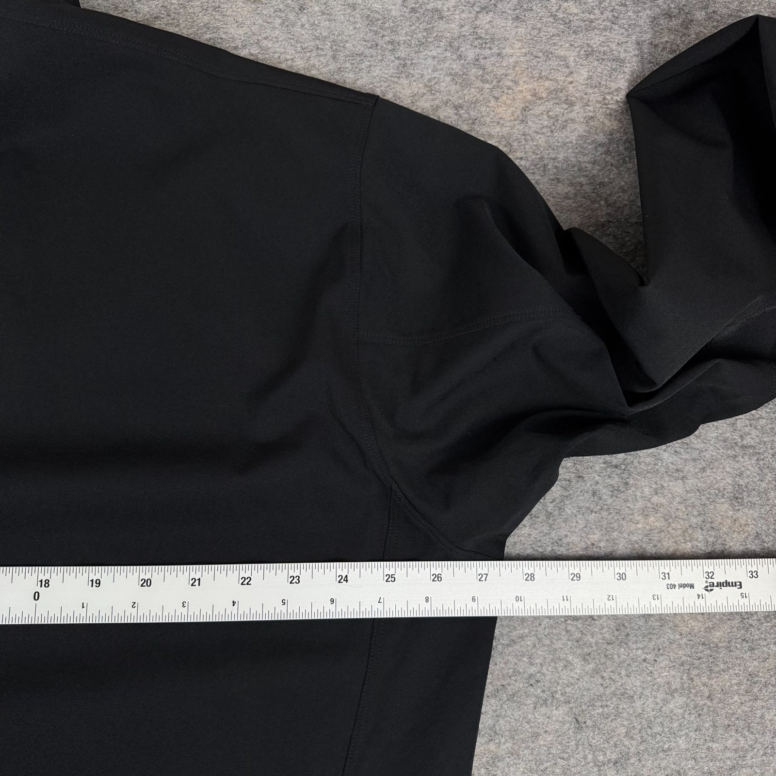 Arc'teryx 1/2 Zip Pullover Jacket Softshell Black… - image 8