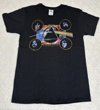 VTG Pink Floyd Dark Side Heads Dark Side Of The Moon Black Tee Size Small Delta