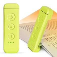 Glocusent USB Rechargeable Book Light for Reading in Bed, Portable Clip-on LE...