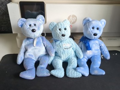 Beanie Baby Ty Paket - eins mit Etikett selten Clubby II, Baby Junge, 1999 Urlaub Teddy