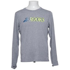 Brooks, Trainingsshirt, Größe: M, Grau, Lyo...