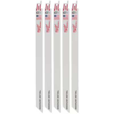 Milwaukee Tool 48-01-6189 12'' 18 Tpi Sawzall Blades (50 Pk)
