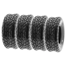 SunF 26x10-14  26x10x14 Hardpack Race Sport ATV UTV Tire 6 PR A021 - Set of 4