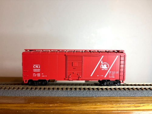 ATHEARN/B.B. #456 C.N.J. Coche de carga Jersey Central 40' AAR #23251 con Kadees 1;87 | Condition: Used