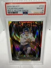 2024 Panini Select - Premier Level Caleb Williams #114 Red & Yellow Shock Prizm