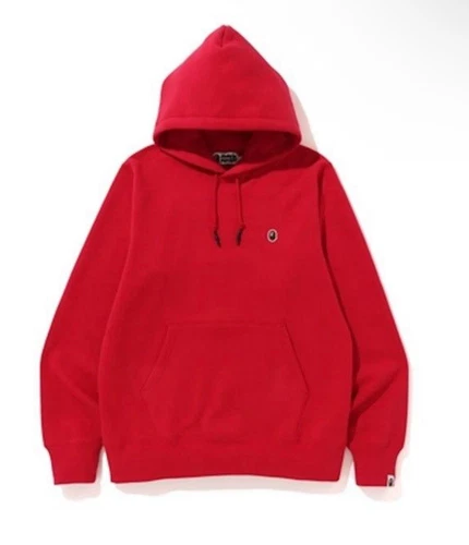 A BATHING APE (BAPE) Felpa con cappuccio pullover Bape One Point taglia 2xl