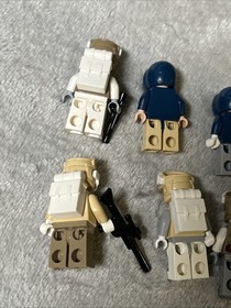 lot of 6 Lego star wars minifigures Sw0263 Sw0253a Sw0258 Sw1143 Sw0259 Sw1185