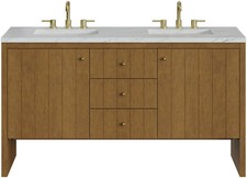James Martin Vanities 435-V60D-FENC Hudson 60