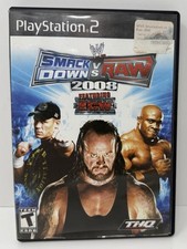 PS2 WWE Smackdown VS Raw 2008 (PS2, 2007) No Manual Tested