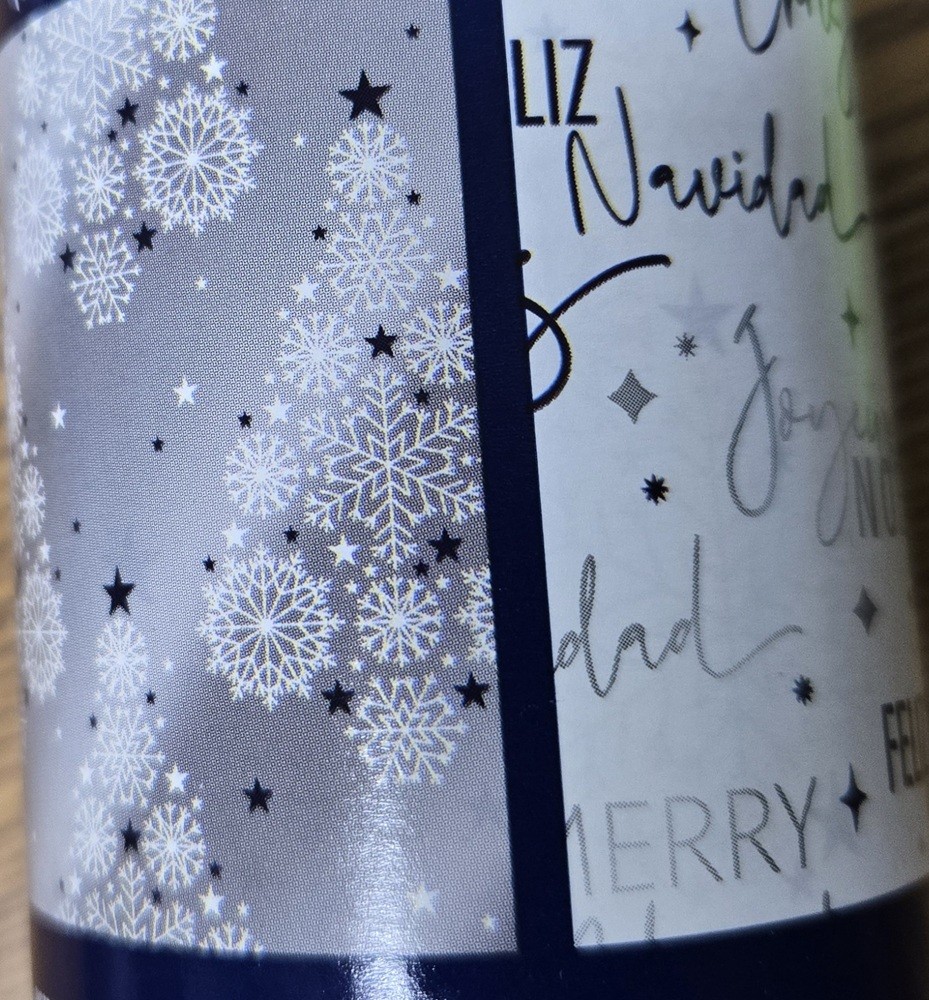 DoubleSided Foil Roll Christmas Gift Wrap 270 Sq. Ft. Total Silver