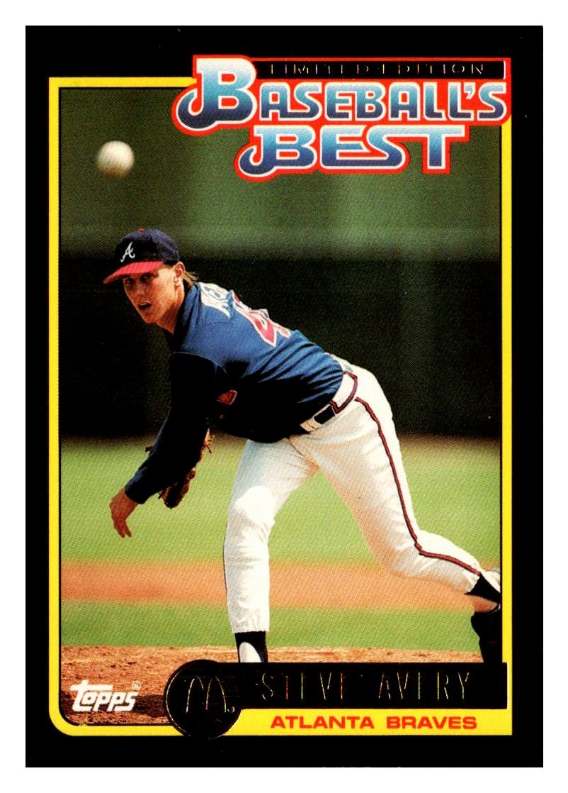 1992 Topps McDonald's Baseball's Best #16a Steve Avery