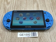 PS Vita PCH-2000 AQUA BLUE Console Japan - Tested Working GE1592