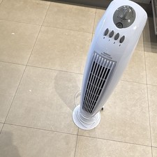 Oscillating Tower Fan 29-inch, White, 220-- 240V