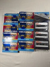 VTG Memorex DBS 90 Blank Audio Cassette Tapes 80s 90s Sealed & 3 ToneMmber