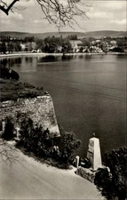 RPPC Lake Tata Hungary vintage postcard s657