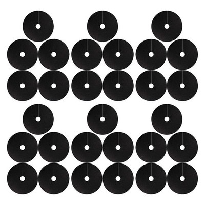 30 Pcs Weed Blocking Fabric Plant Mulch Protector Non Woven Tree Cover Rings