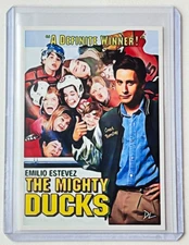 The Mighty Ducks Limited Edition Artist Signed Disney Classic Trading Card 4/10