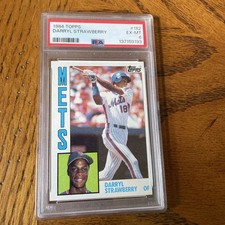 Darryl Strawberry 1984 Topps #182 PSA 6 Mets