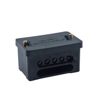 Greenbrook Dual Pole Connector Blocks 100A 2 x 5 Way Black Box