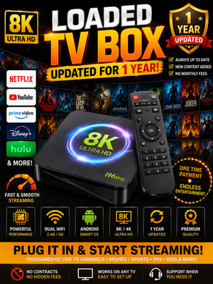 I96 King Android TV Box 8K With 1 Year Of Updates Check This Box OUT!