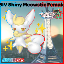 ✨ Shiny Meowstic Female 6IV ✨ Pokemon Legends ZA 🚀 Fast 🚀