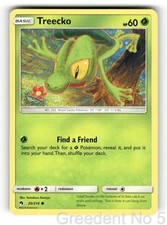 Treecko 20/214 Common Lost Thunder Pokemon Moderately Played on eBay