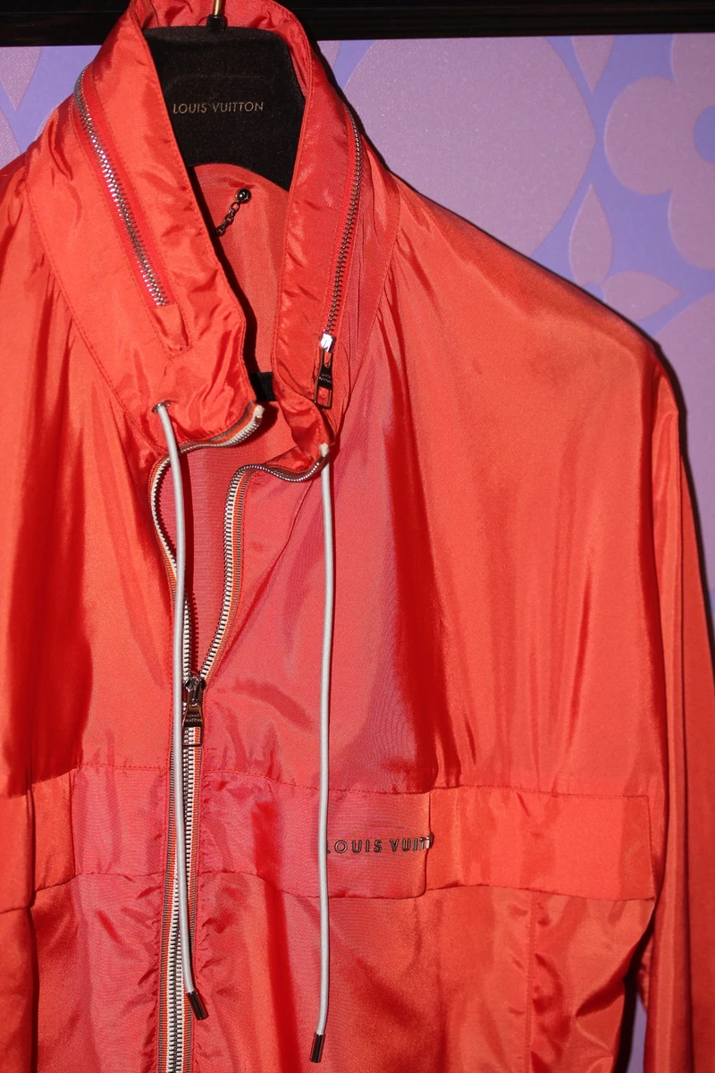 LOUIS VUITTON Orange LV Monogram Windbreaker LV Cup MILLIONAIRE