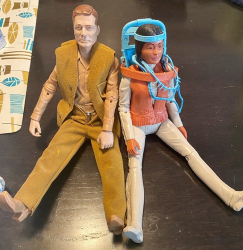Marx Johnny West & Princess Wildflower #2 con accesorios, bebé, Cherokee, vintage - Imagen 8 de 9