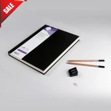 Notebook Sketchbook Drawing Art Book Hardbound with Unlined Pages 8.5''x11''