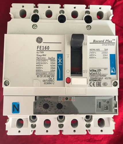 FEN47DA125JF 437481 ALLGEMEINER ELEKTRISCHER FEN 160 Breaker. Brandneu in OVP - Bild 1 von 6