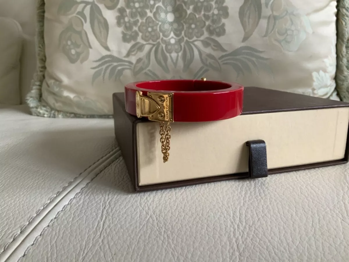 Authentic LV bracelet with dust bag, box