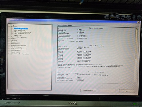 Dell Precision Tower 5810 18 Core Xeon E5-2699v3 136GB DDR4 256GB SSD - Picture 8 of 8