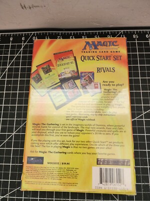 Magic The Gathering Quick Start Set Rivals WOC6552 Opened Complete