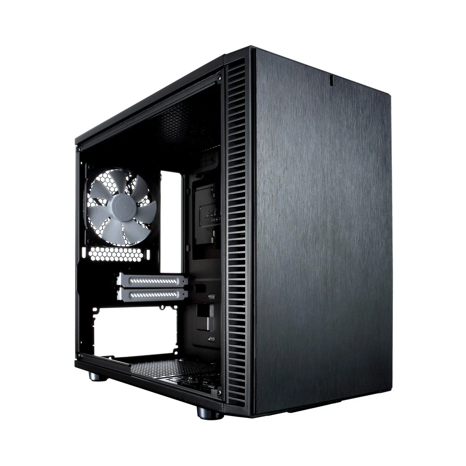 Define Nano S Black Window PC Gehäuse Midi Tower mit seitlichem Fenster Case ... - Bild 2 von 4