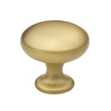 GlideRite 1-1/8" Classic Round Cabinet Hardware Knob Satin Gold - 5411-SG-1