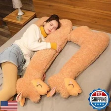 Ryttir Ultra Soft Stuffed Llama Stuffed Animal Plush Pillow- 29.5" Long Fluff