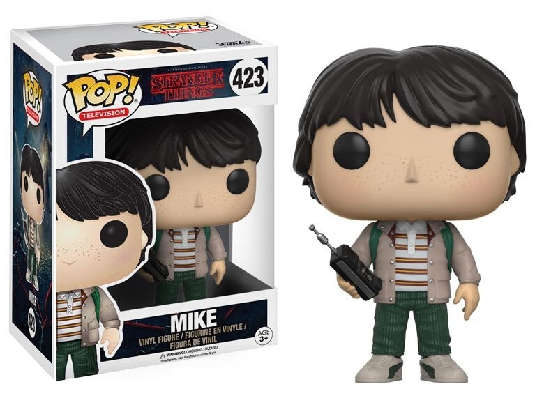 Funko Pop! MIKE WALKIE TALKIE #423 Stranger Things Figure NEW & IN